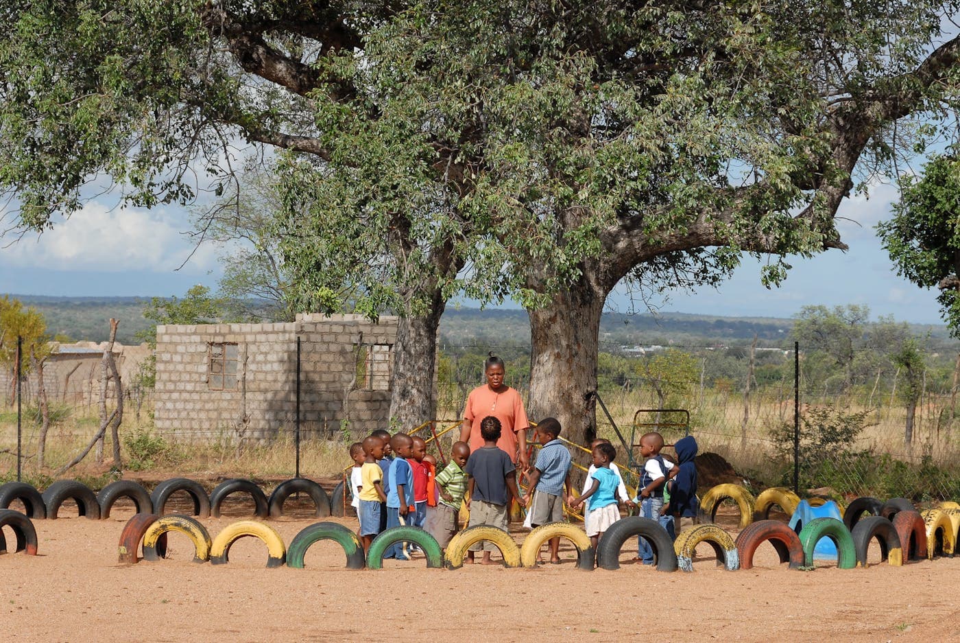 Children playing
